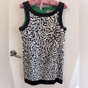 Sleeveless Black and White Floral Dress - Willow Glenn Size 12